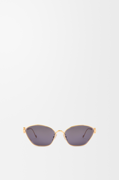LOEWE Gafas de sol Anagram estilo hexagonal Humo/Moka