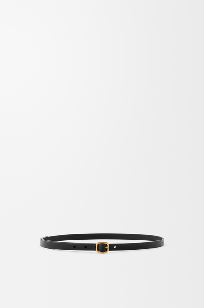 LOEWE Rounded soft belt in classic calfskin Black