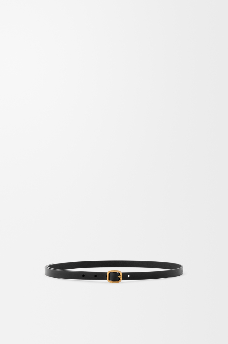 LOEWE 经典牛皮革柔软腰带 黑色