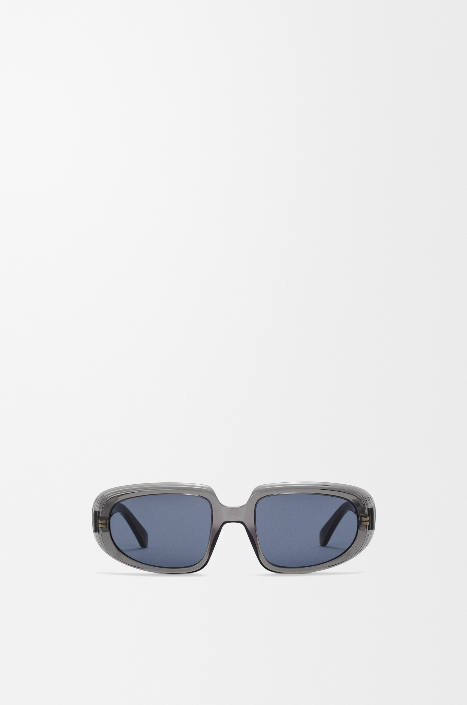 LOEWE Mini Anagram Steps Rectangular sunglasses Transparent Asphalt