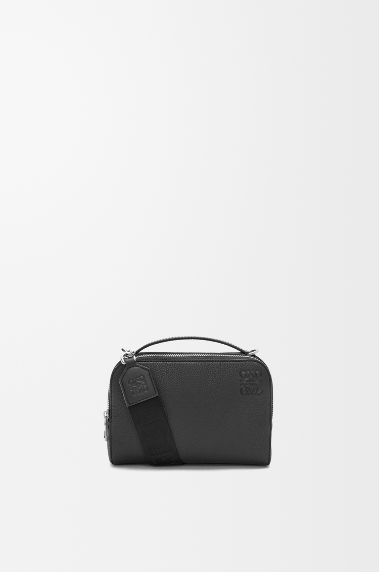 LOEWE Mini crossbody camera bag in soft grained calfskin Black