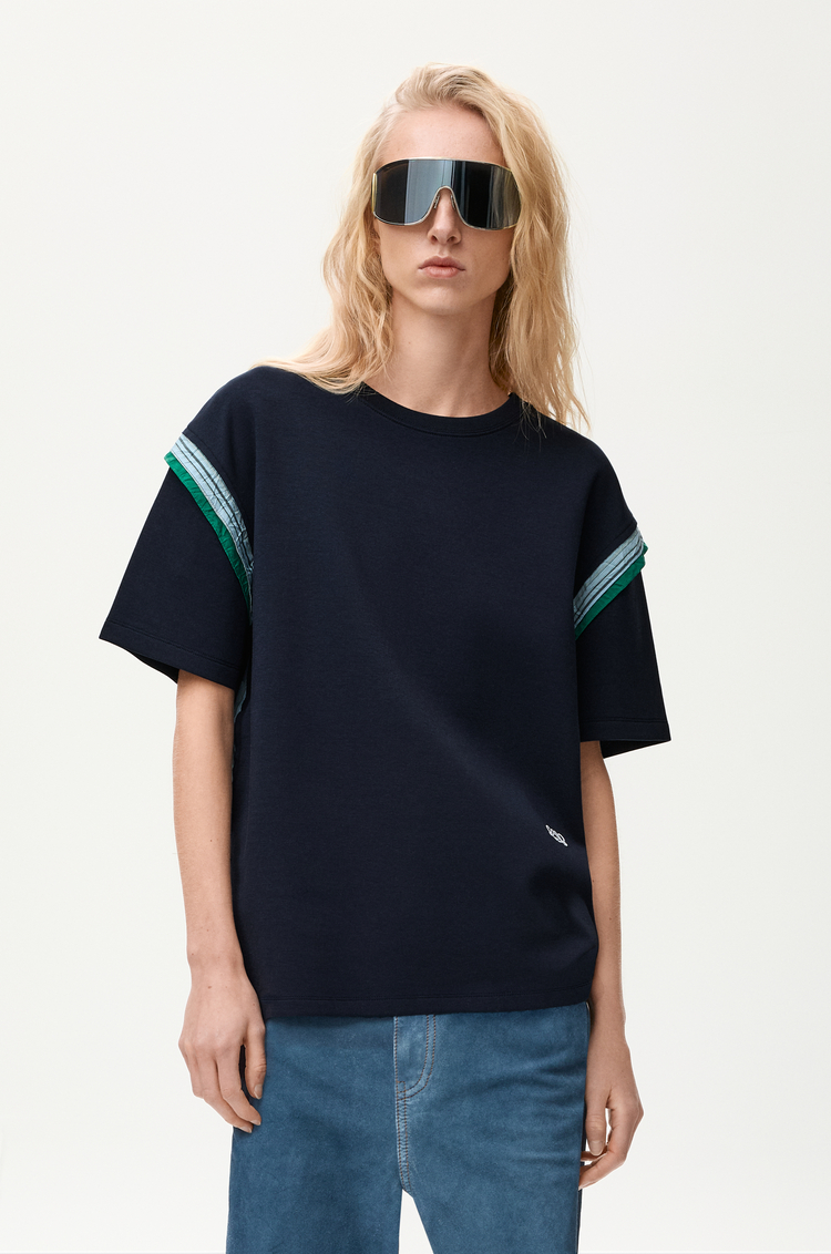 LOEWE T-shirt in cotton blend Dark Navy