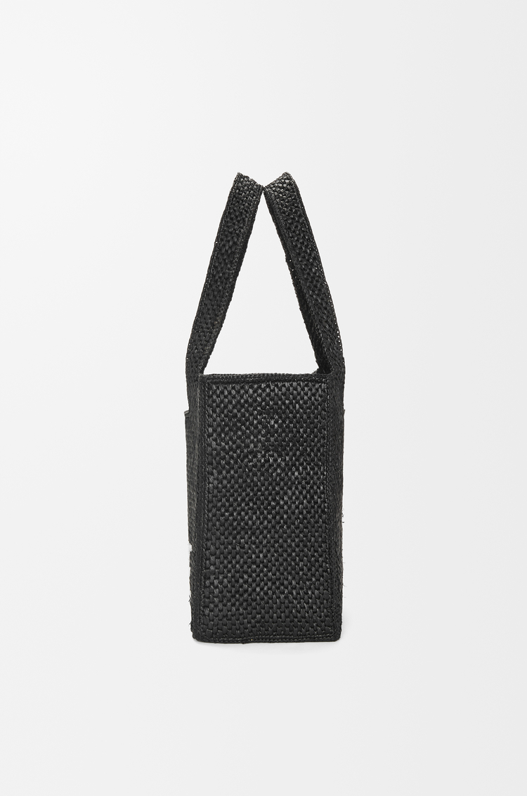 LOEWE 中号酒椰纤维 LOEWE Font Tote 手袋 黑色