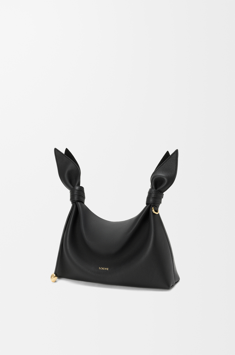 LOEWE Borsa Scarf mini in pelle di vitello liscia Nero