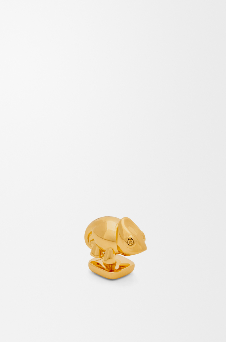 LOEWE Chameleon pin in brass Gold