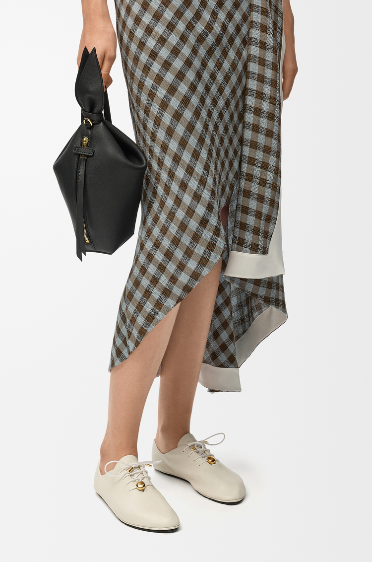 LOEWE Scarf backpack in smooth calfskin Black