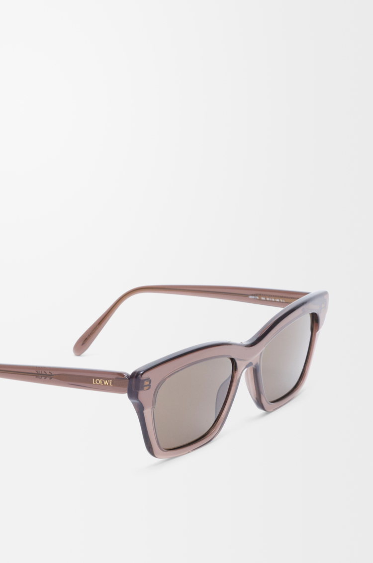 LOEWE Sigma Slim sunglasses Transparent Brown