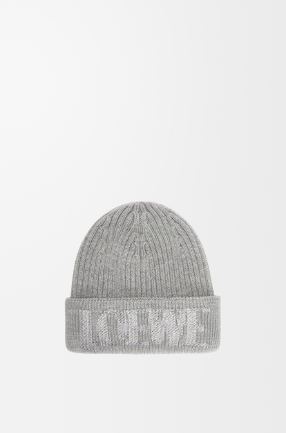 LOEWE LOEWE beanie in wool Grey