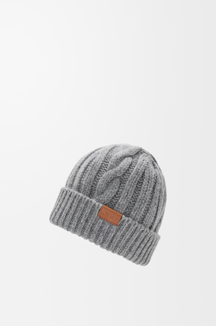 LOEWE Berretto in lana Grigio Melange