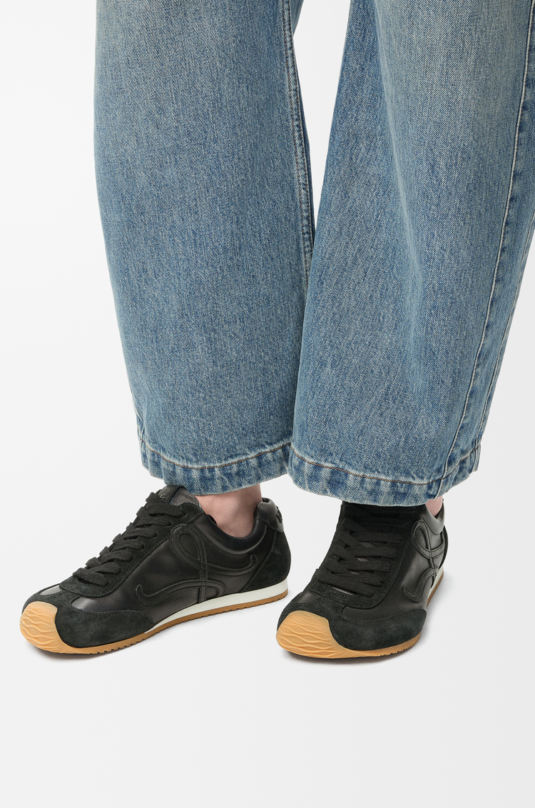 LOEWE Sneaker Ballet Runner 2.0 in morbida pelle di vitello Nero