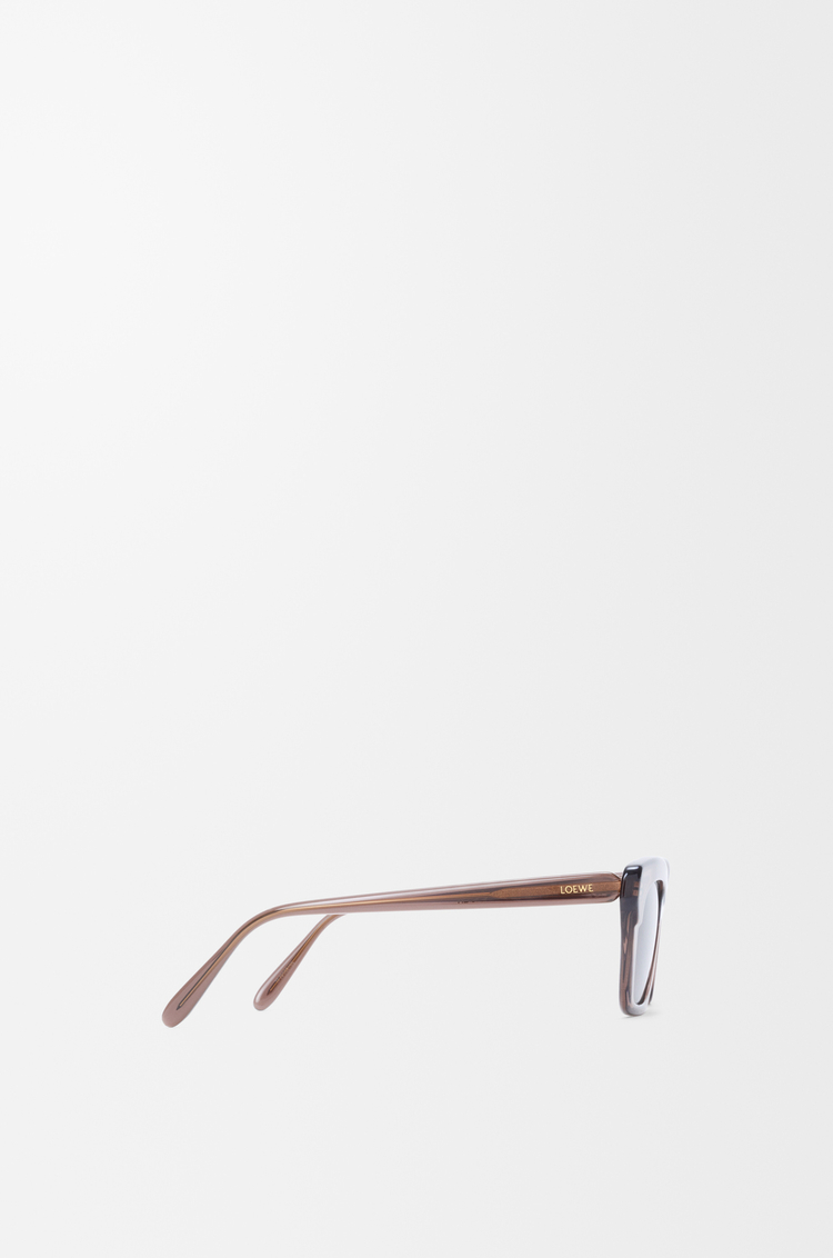 LOEWE Sigma Slim sunglasses Transparent Brown