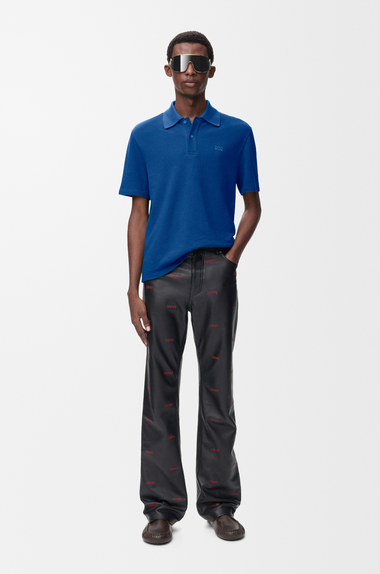 LOEWE Polo en algodón Azul