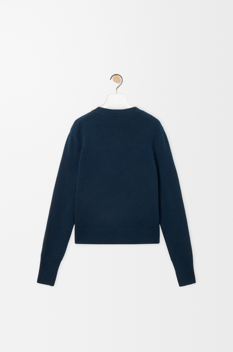 LOEWE Pullover aus Wolle Marineblau