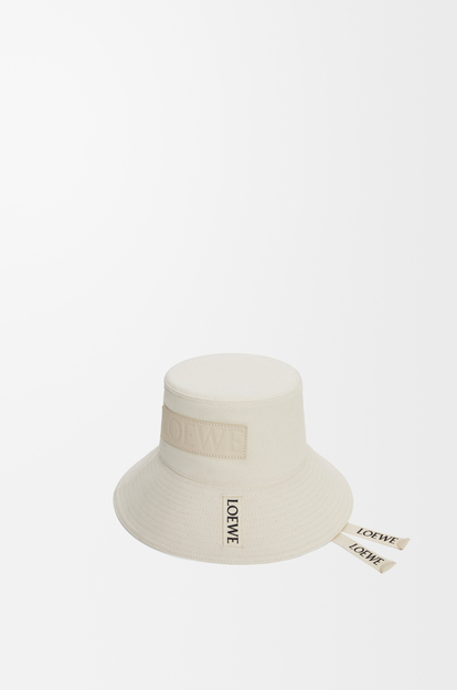 LOEWE Fisherman hat in canvas Soft White