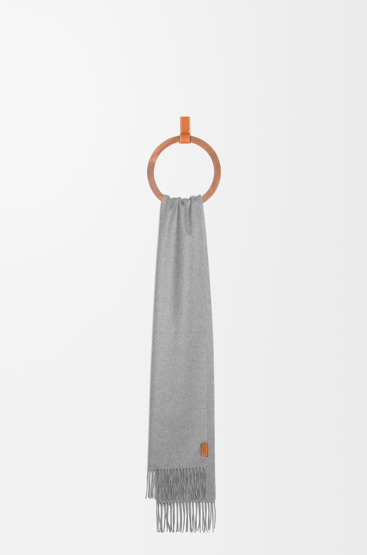 LOEWE Écharpe en cachemire Gris Clair