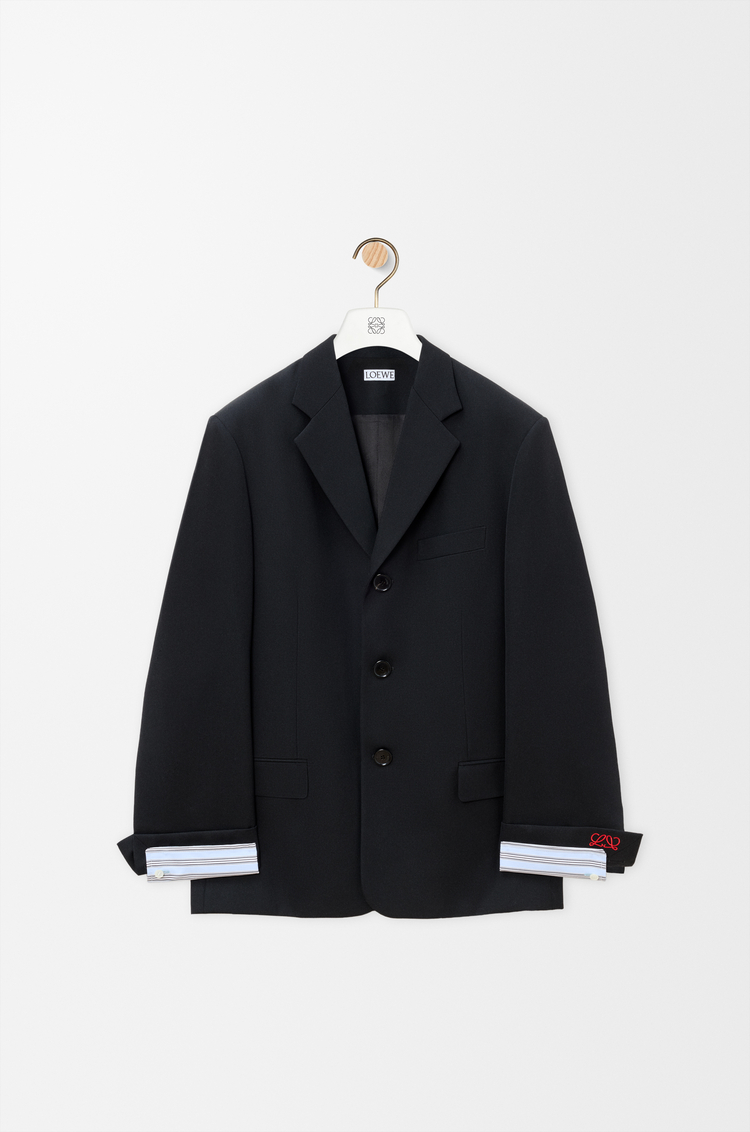 LOEWE Veste en laine Noir