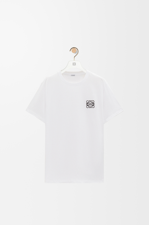 LOEWE T-shirt in cotone vestibilità regular Bianco