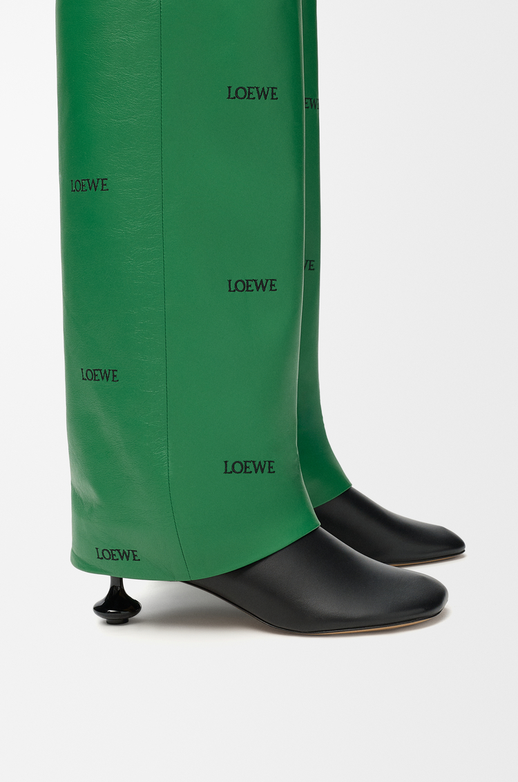 LOEWE Mule Toy en piel de cabra Negro