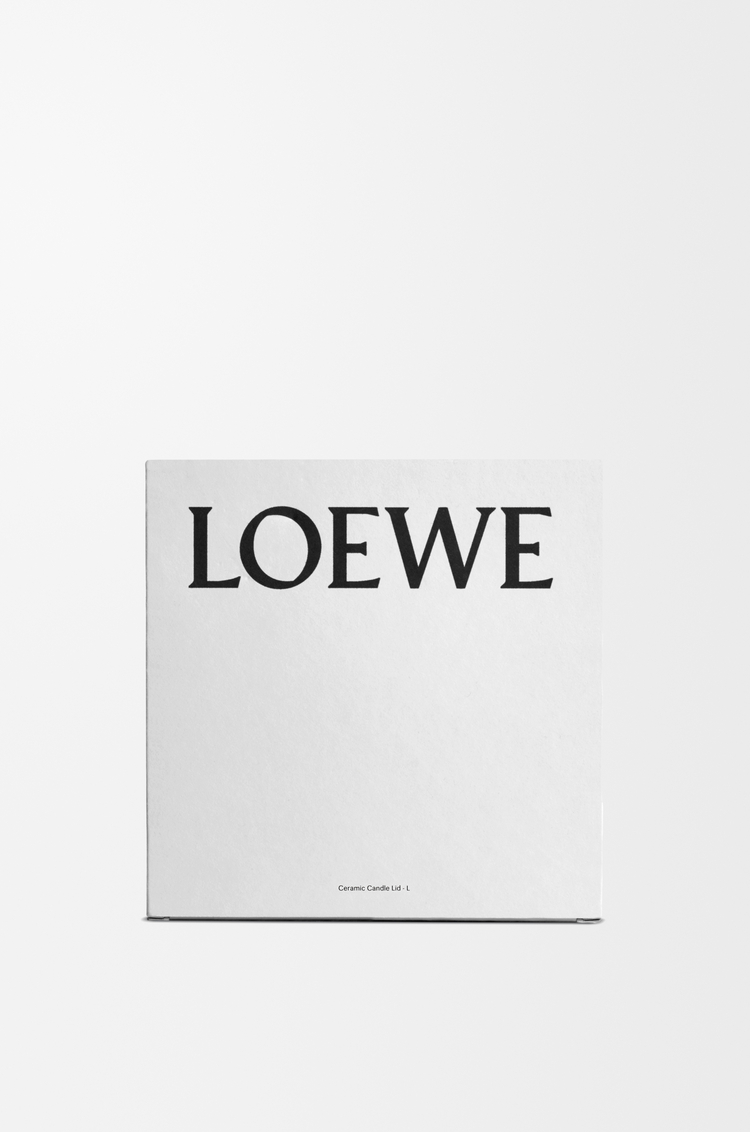 LOEWE Grand couvercle de bougie Terracotta