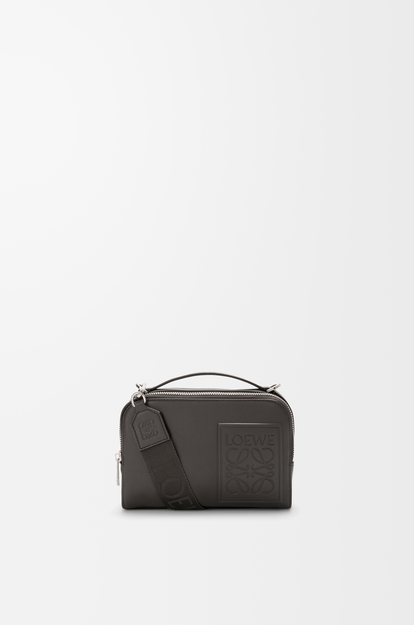 LOEWE Mini crossbody camera bag in satin calfskin Dark Grey