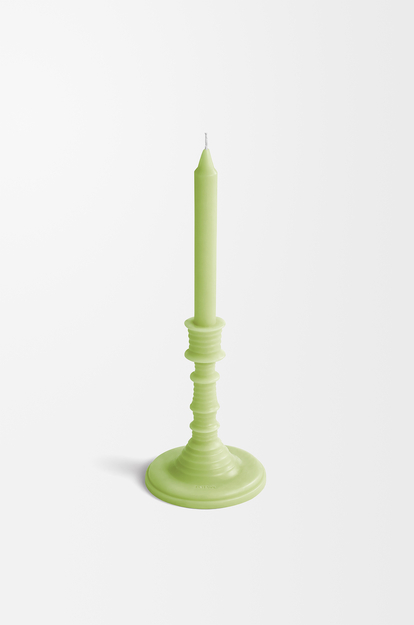 LOEWE Cucumber wax candleholder Light Green