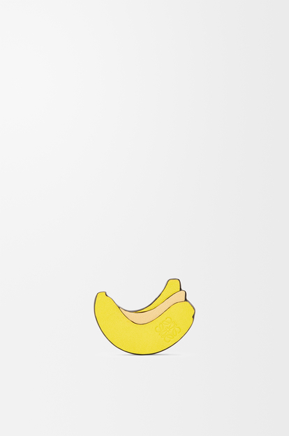 LOEWE Banana dice in classic calfskin Yellow