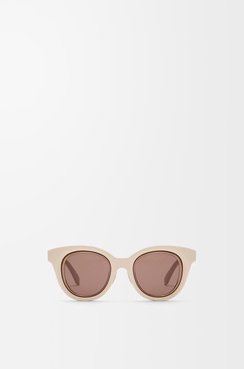 LOEWE Occhiali da sole a farfalla Anagram mini Crema