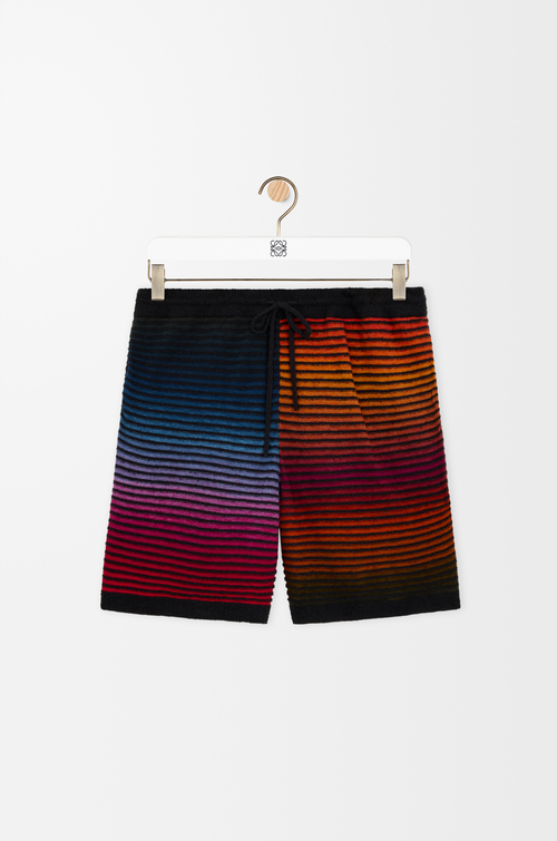 LOEWE Shorts aus Baumwollmischung Mehrfarbig/Schwarz