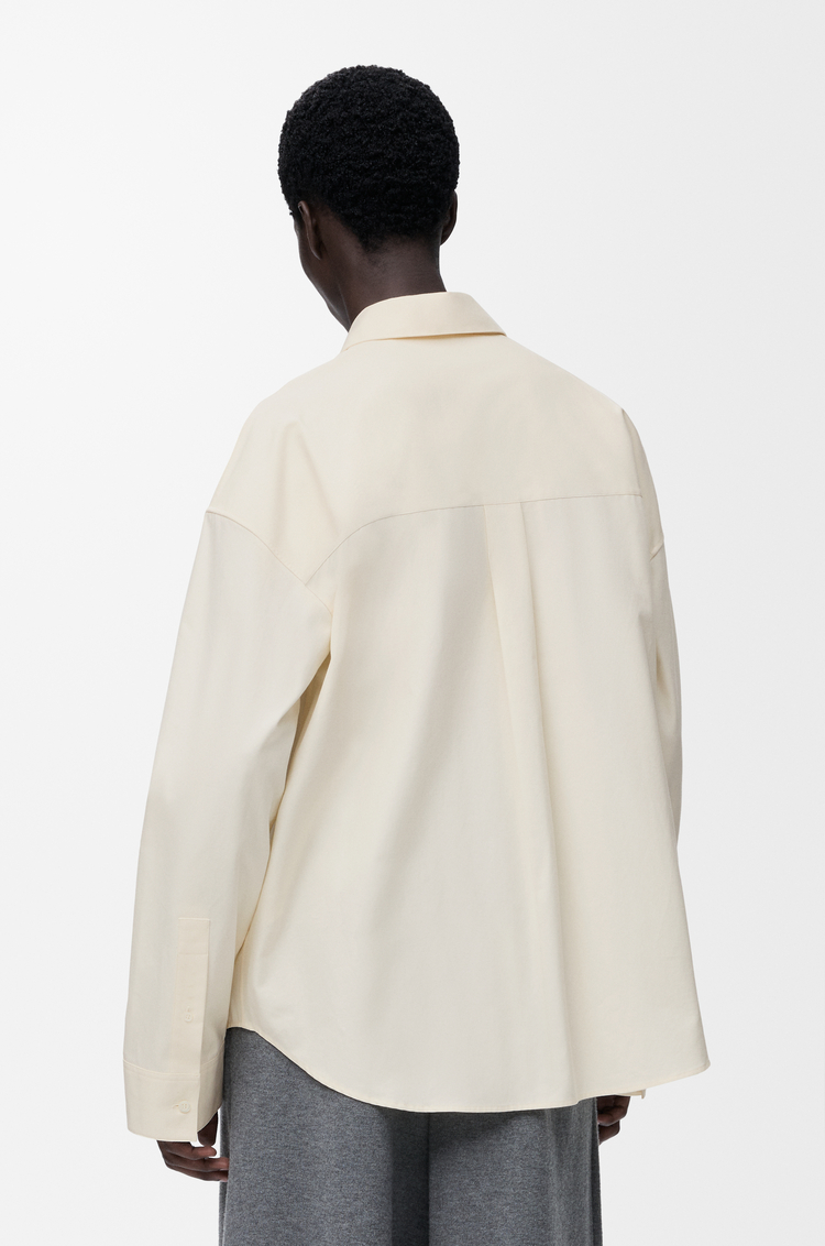LOEWE Shirt in cotton Ecru
