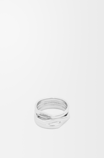 LOEWE Stacked ring in sterling silver  Silver