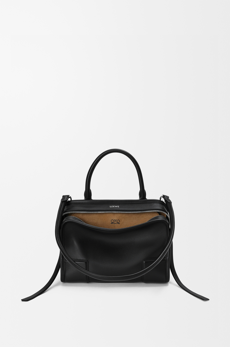 LOEWE Borsa Amazona 180 piccola in morbida pelle di vitello Nero