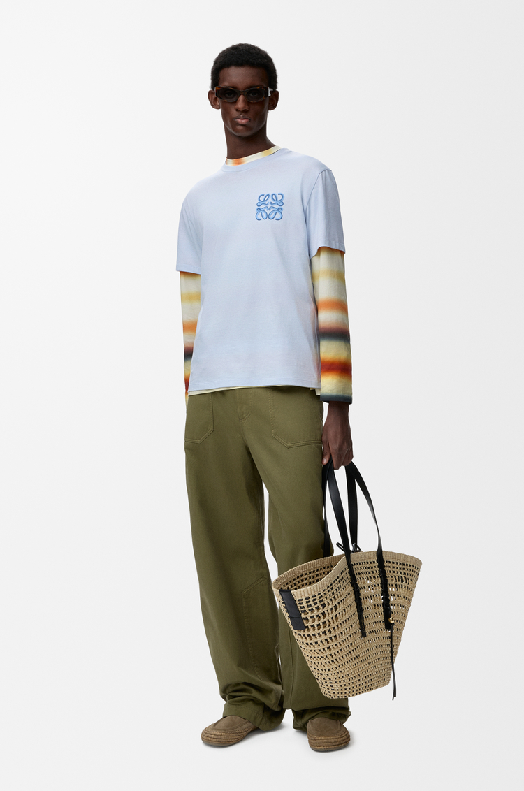 LOEWE T-shirt décontracté en coton Bleu Clair
