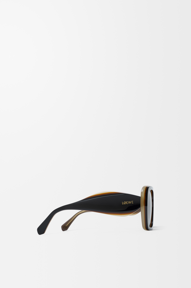 LOEWE シエラ スクエア サングラス ブラック