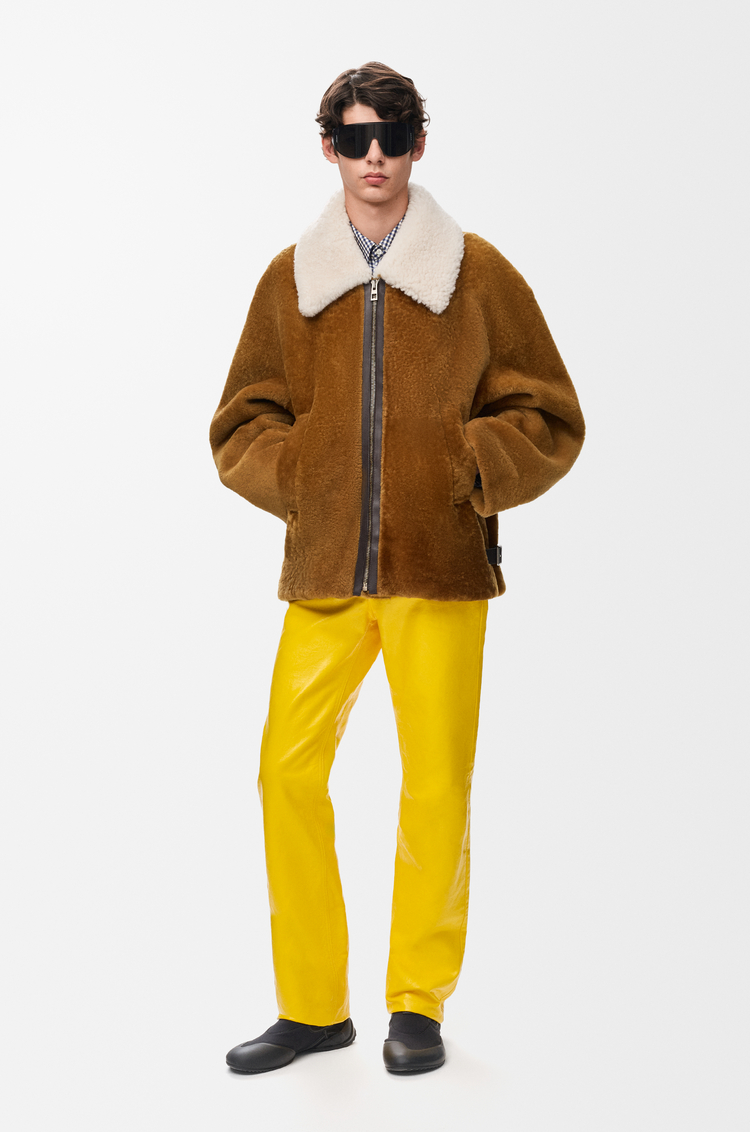 LOEWE Giacca in shearling Camel