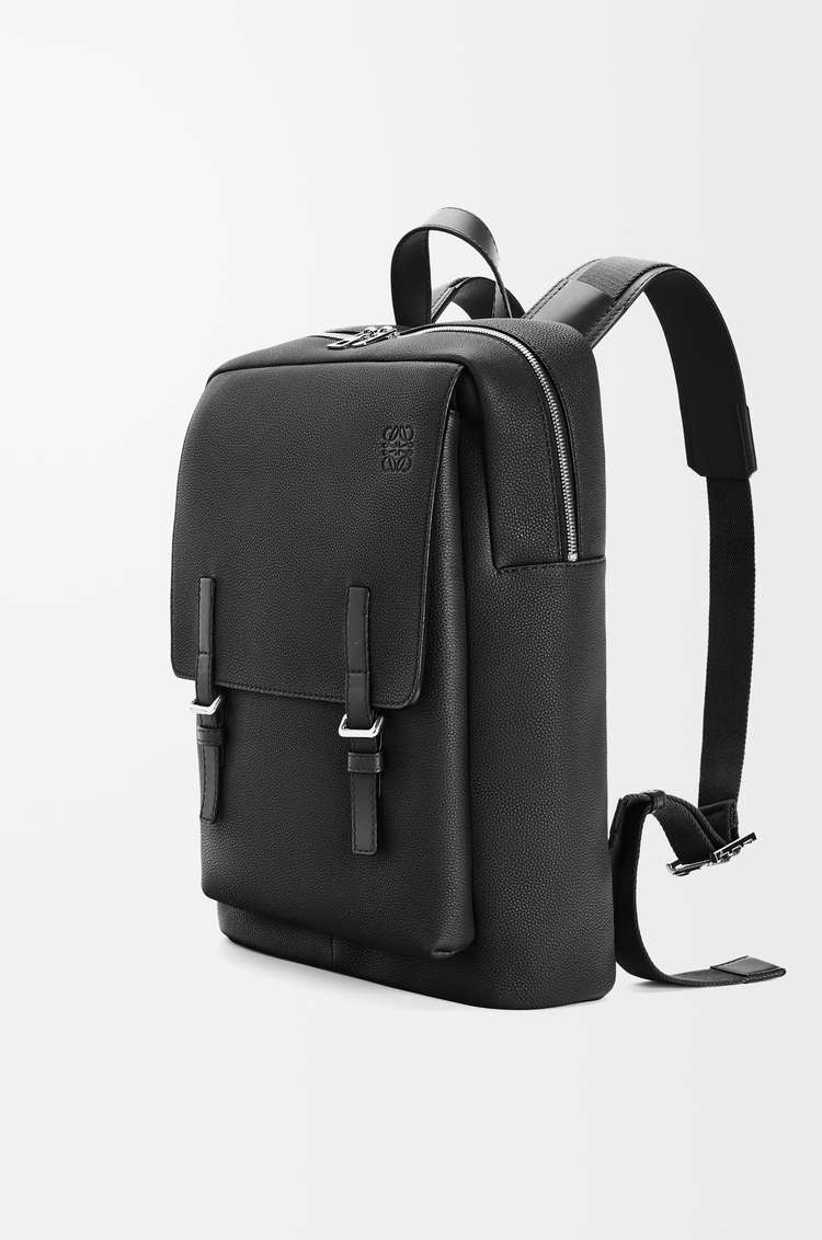 LOEWE ミリタリー バックパック（ソフトグレインカーフ） ブラック