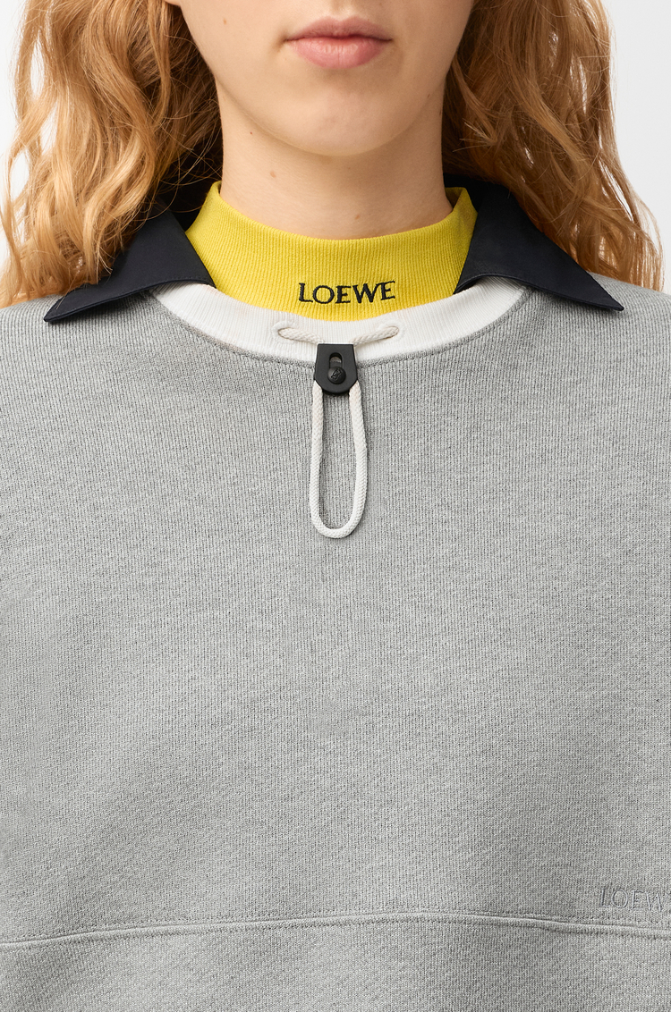 LOEWE Sudadera en algodón Gris Jaspeado