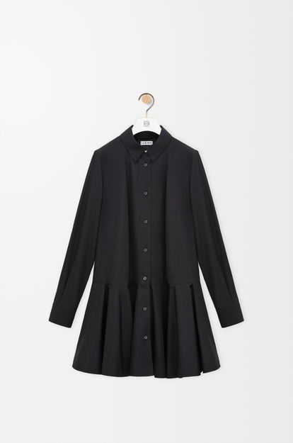LOEWE Shirt dress in cotton Black