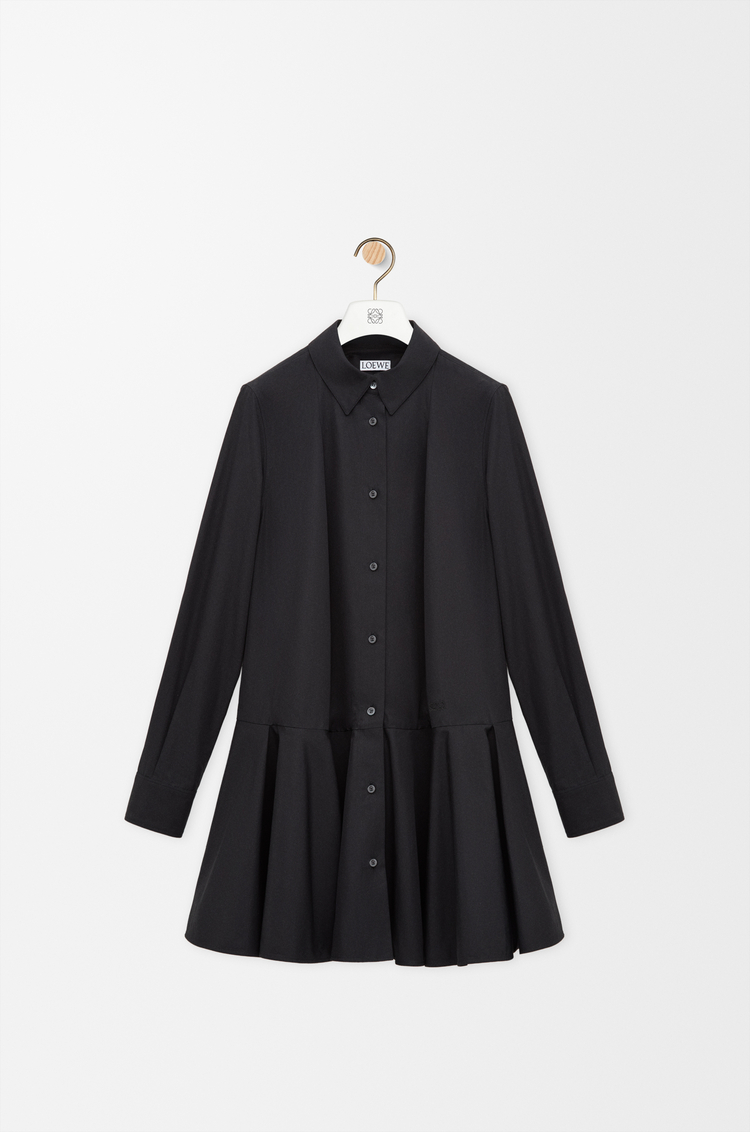 LOEWE Shirt dress in cotton Black