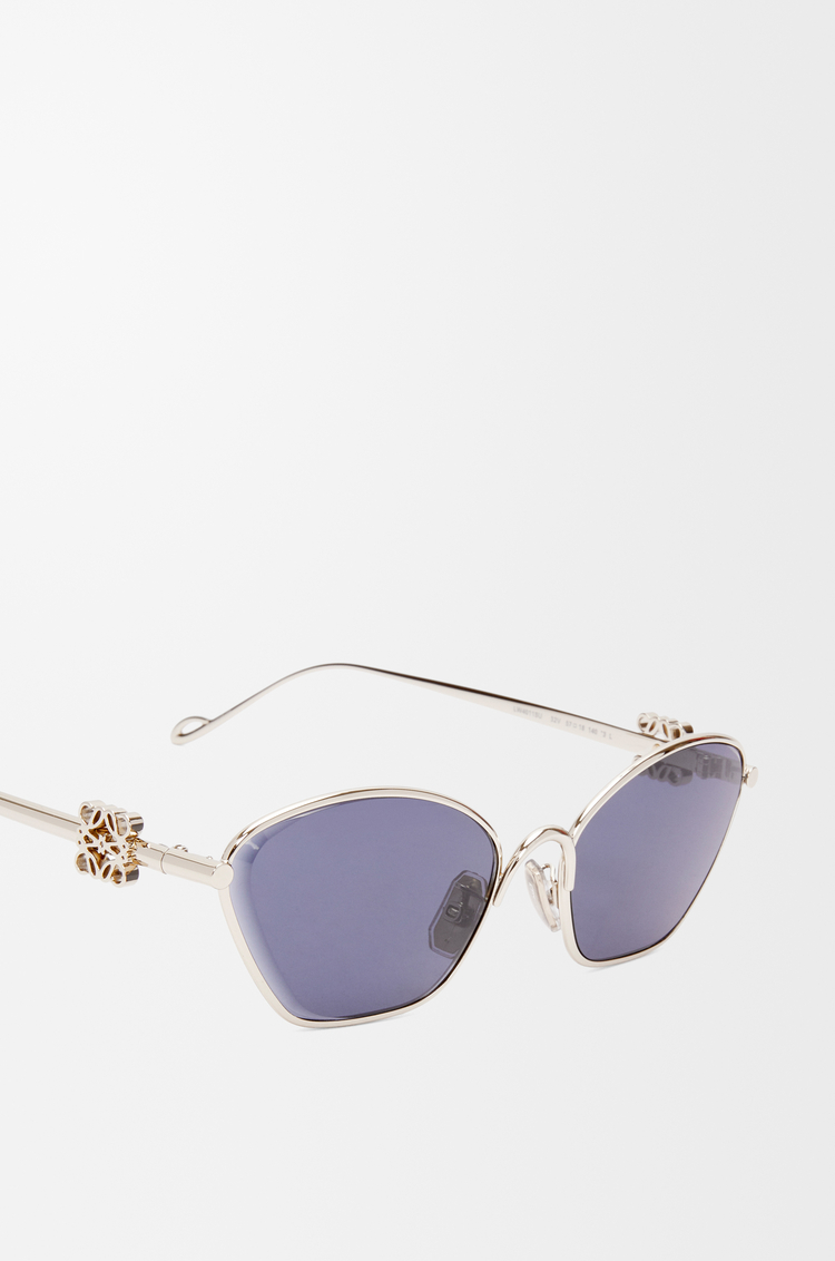 LOEWE Gafas de sol Anagram estilo hexagonal Azul Sólido
