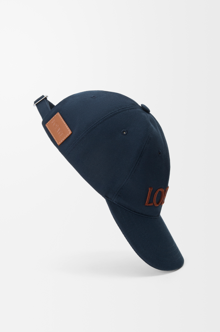 LOEWE Casquette LOEWE en toile Bleu Marine Profond