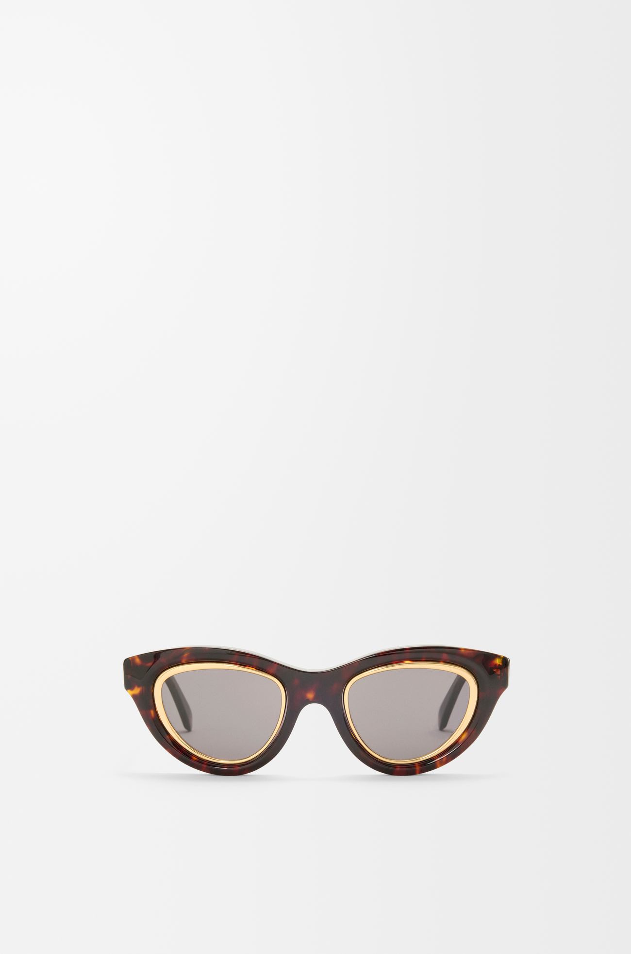 LOEWE Occhiali da sole cat-eye Anagram mini Avana