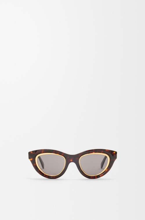LOEWE Occhiali da sole cat-eye Anagram mini Avana