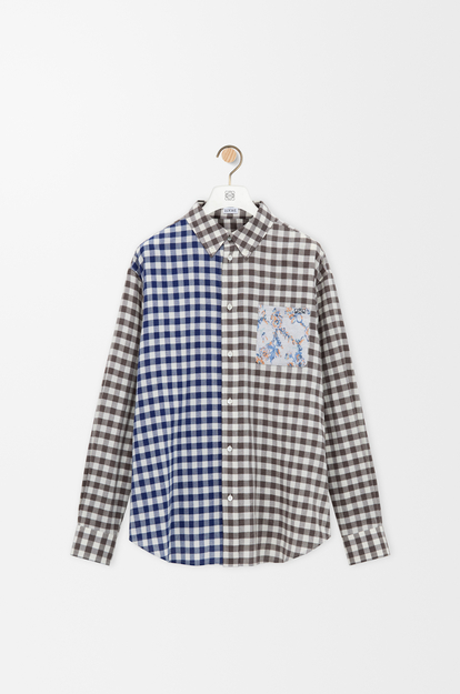 LOEWE Shirt in wool and cotton flannel Multicolor