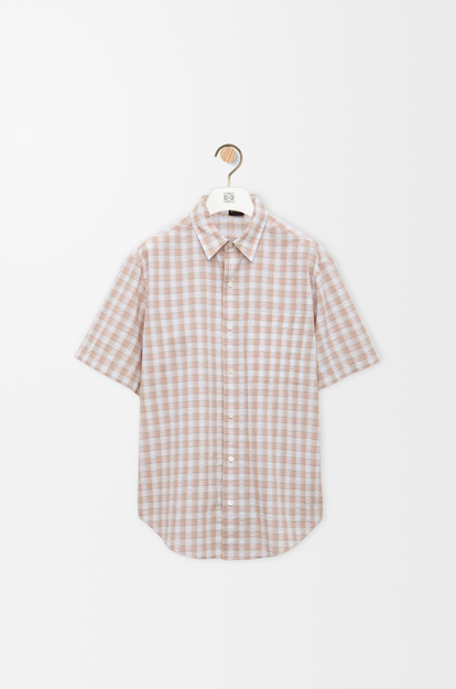 LOEWE Short sleeve shirt in cotton Multicolor