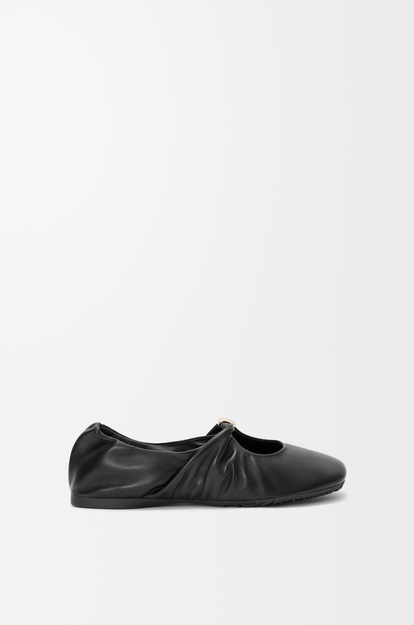 LOEWE Pebble Soft ballerina in nappa lambskin Black