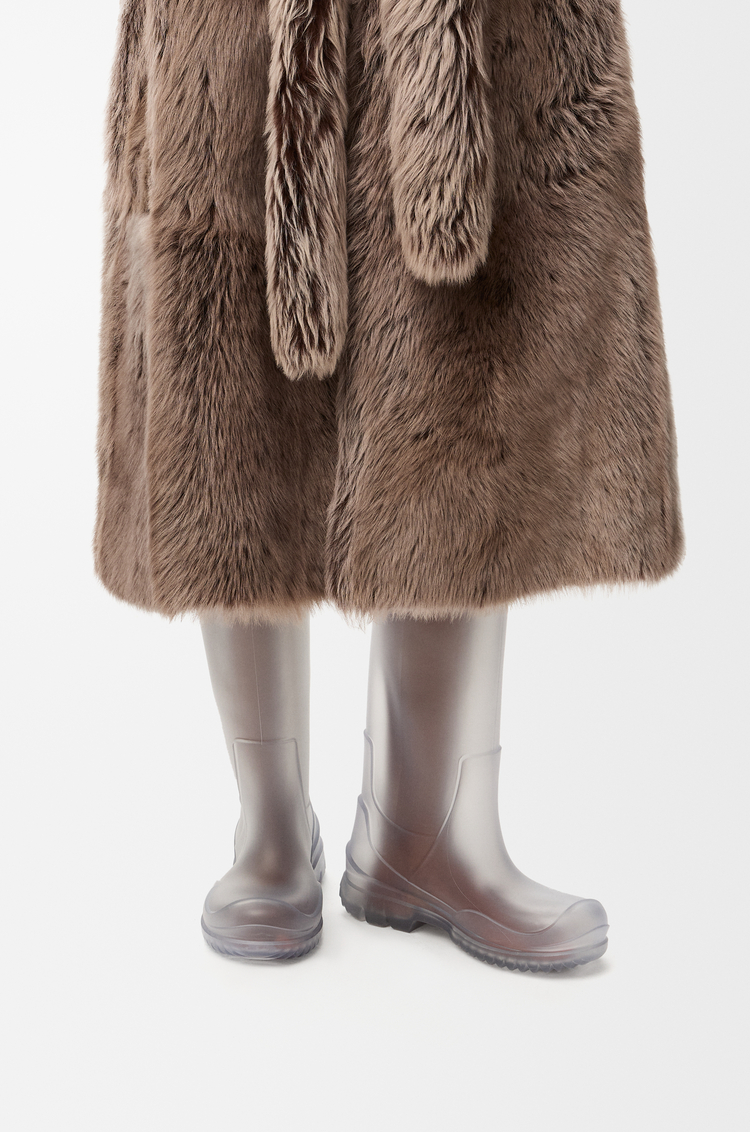 LOEWE Storm boot in rubber Transparent
