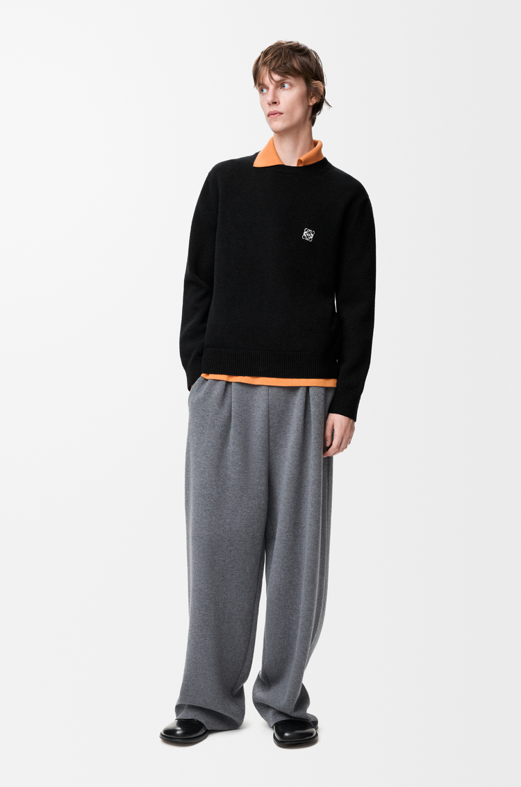 LOEWE Pull en laine Noir