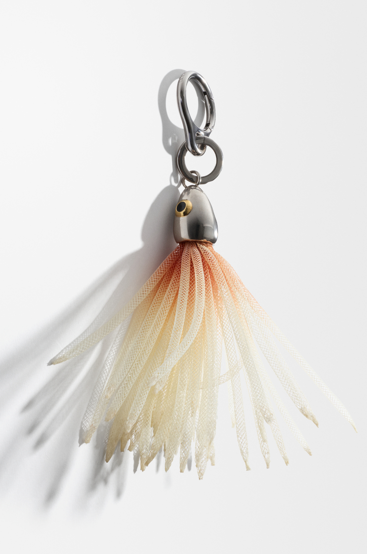 LOEWE Ciondolo Fishing lure Argento/Arancione