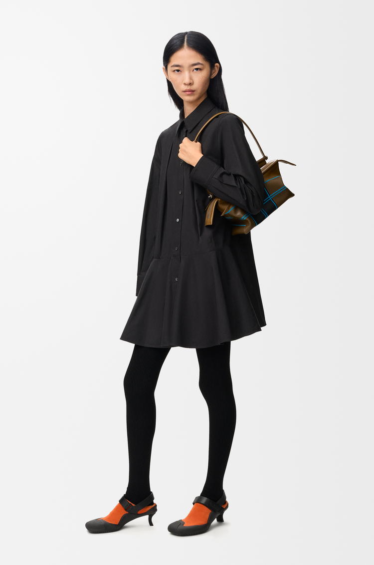 LOEWE Shirt dress in cotton Black