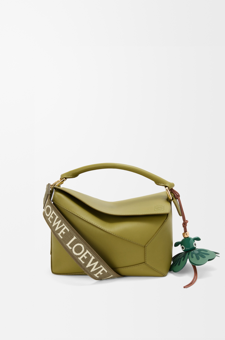 LOEWE Lucky Puzz 掛飾 棕褐色/深綠色